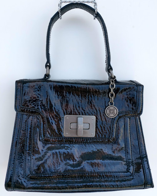 PRESTON & YORK Straw Handbag Button/Shell Color Front Red Gingham Check  Inside $19.95 - PicClick